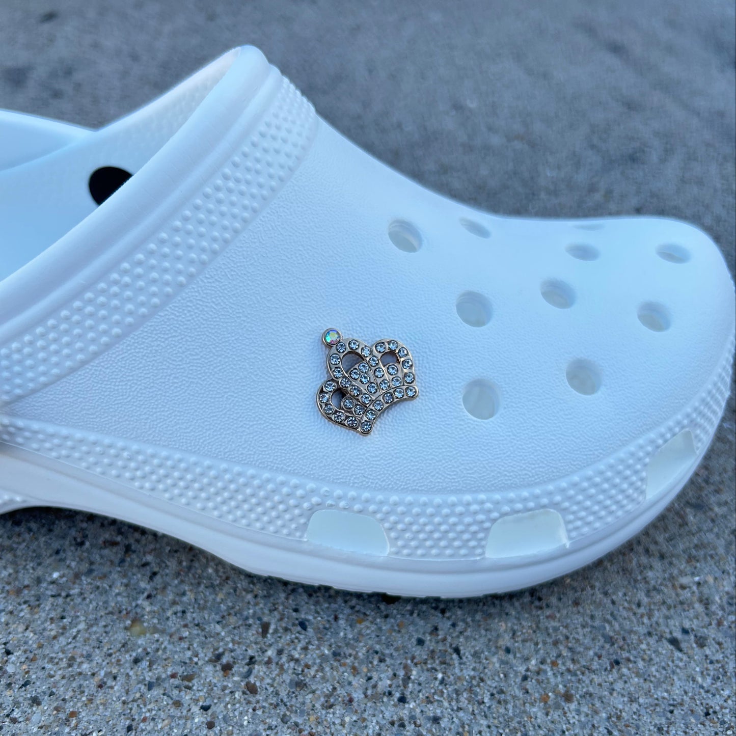 Crown Bling Croc Charm