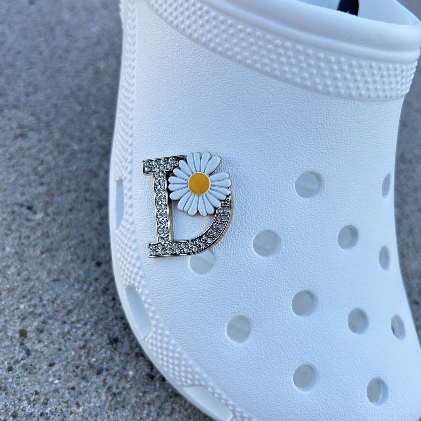 D with a Daisy Bling Croc Charm
