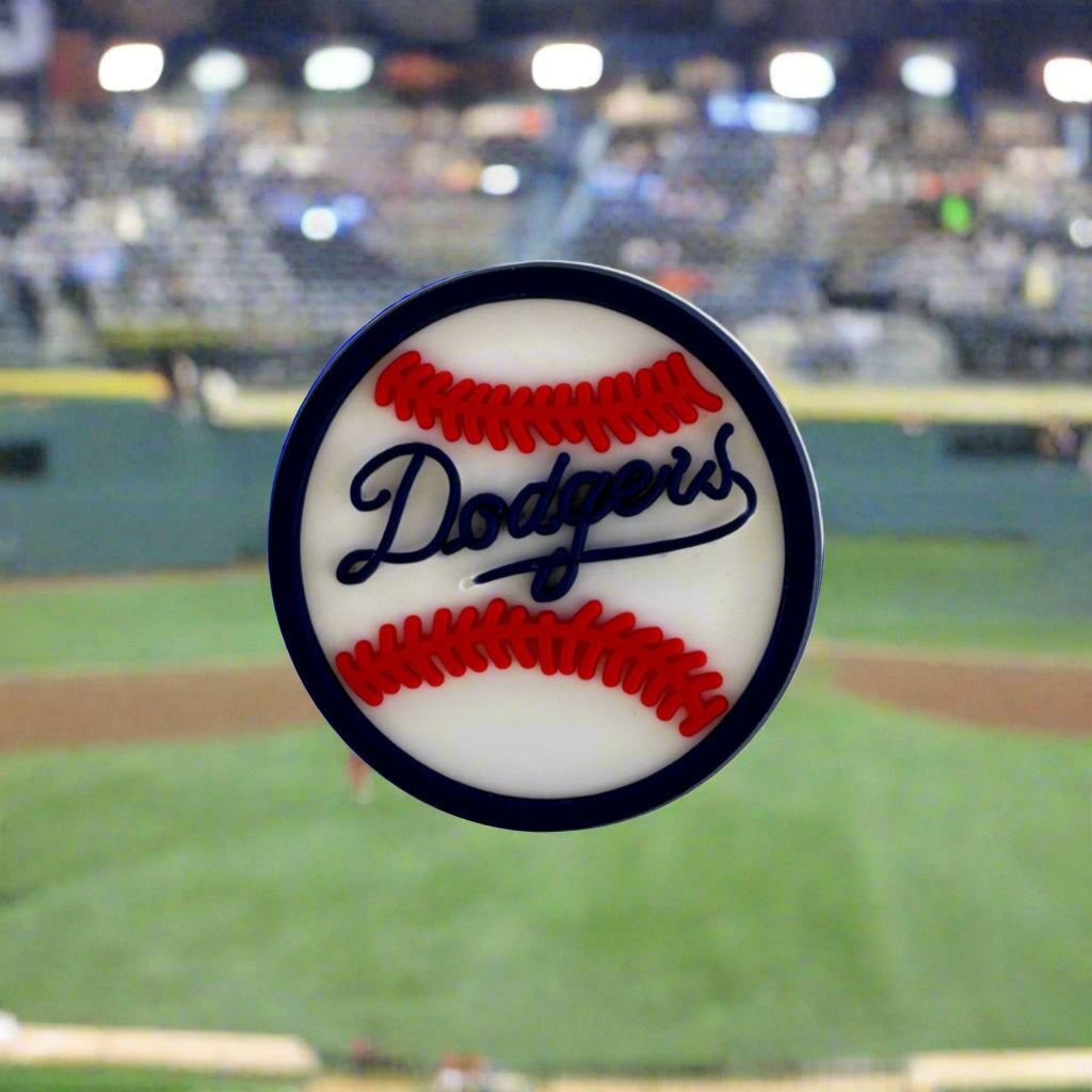 Dodgers Baseball Croc Charm