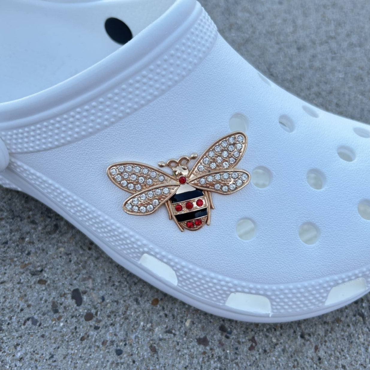 Bee Bling Croc Charm