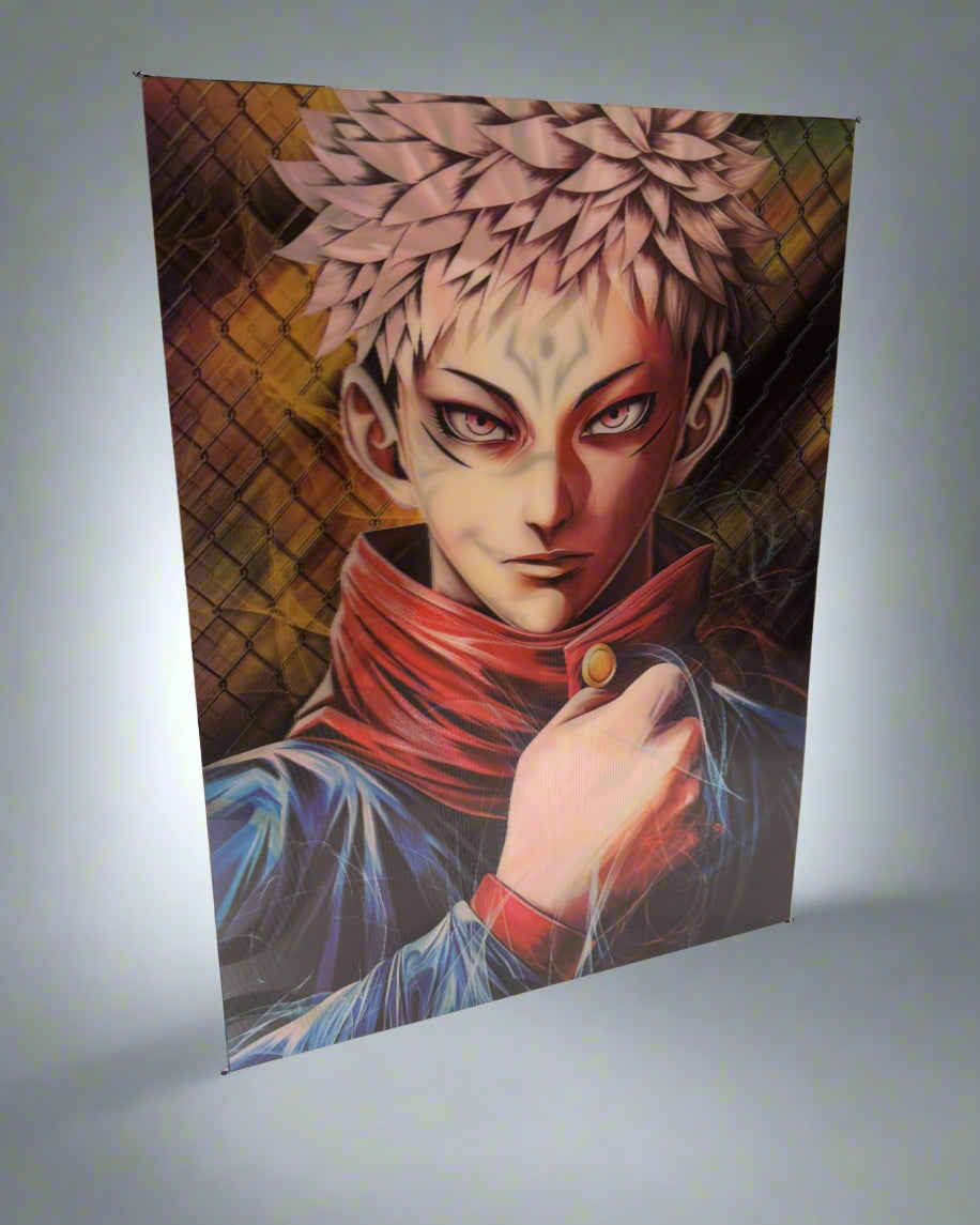Itadori x Sukuna 2D Anime Poster
