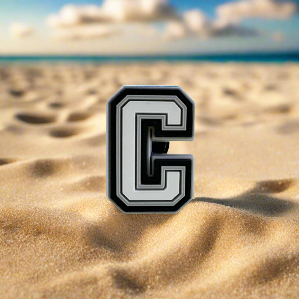 Letter C Croc Charm