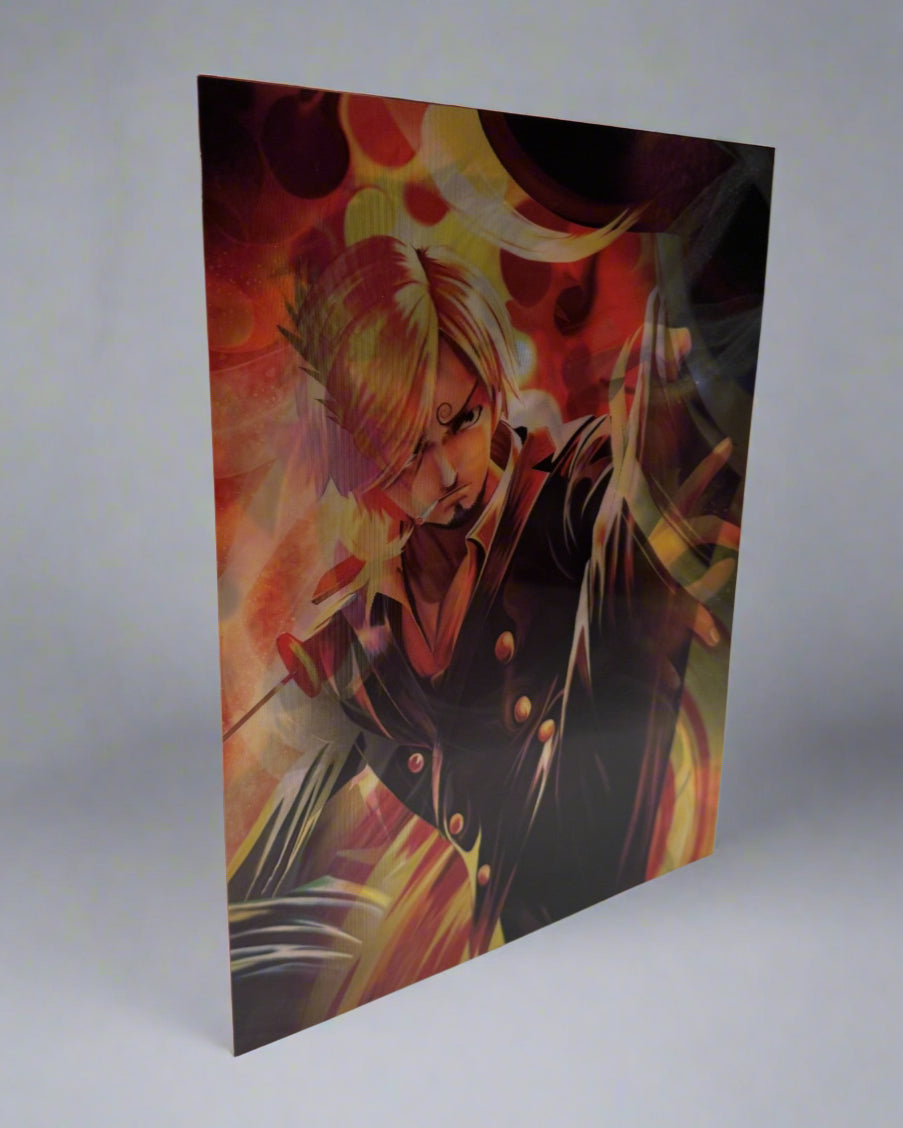 Luffy x Zoro x Sanji 3D Anime Poster