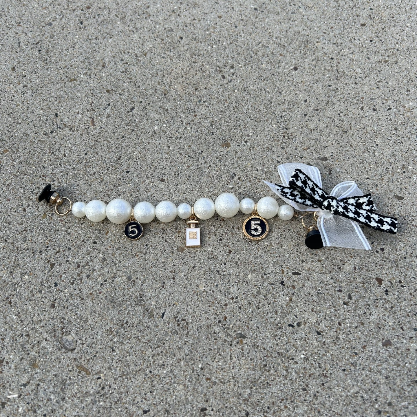 Lux Pearl Croc Chain