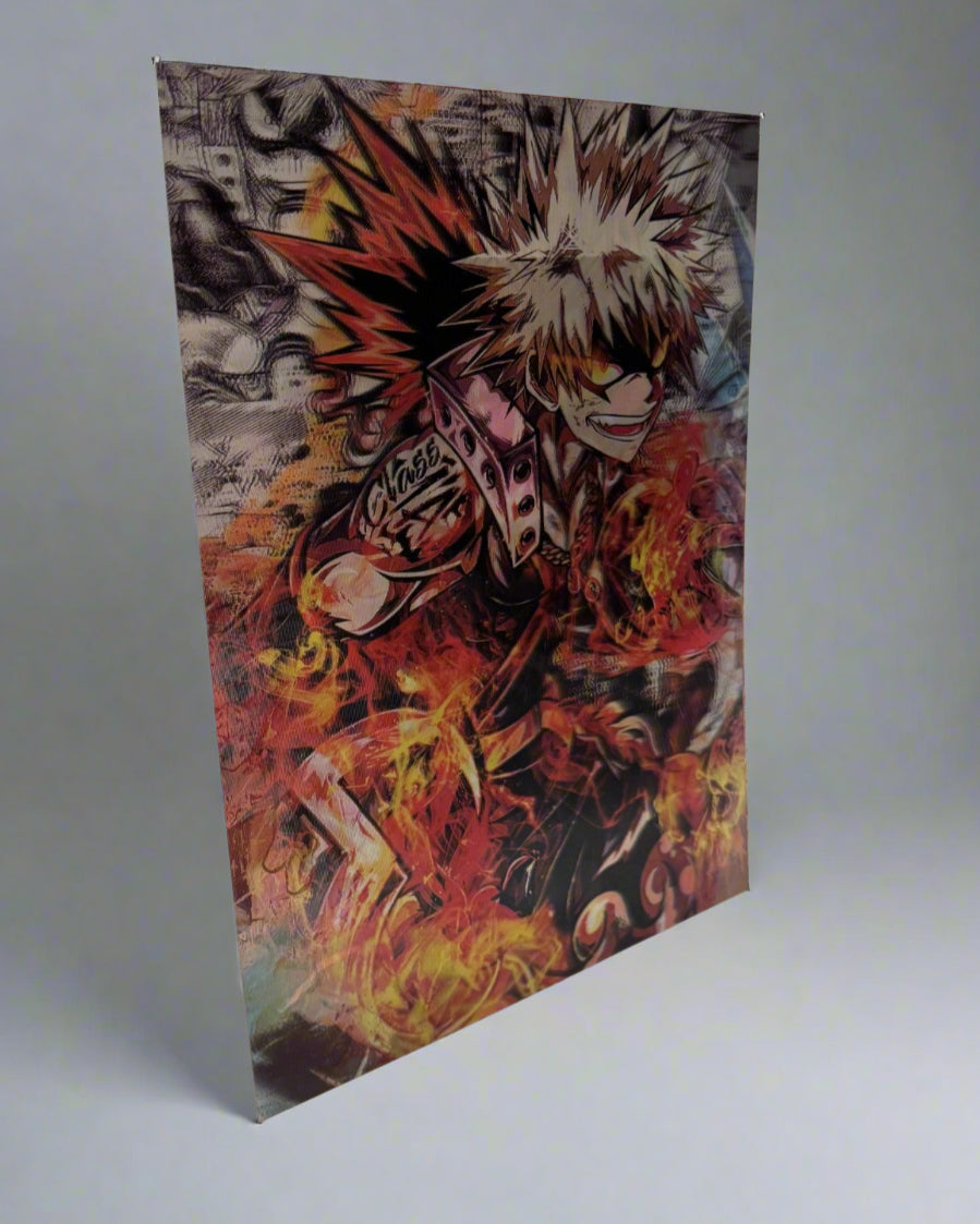 M.H.A. Squad 3D Anime Poster