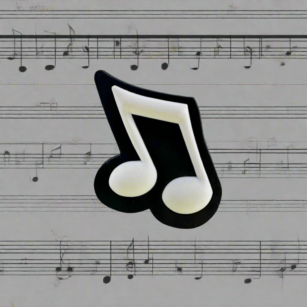 Music Note Croc Charm