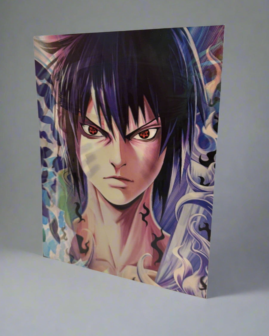 Naruto x Sasuke x Kakashi 3D Anime Poster