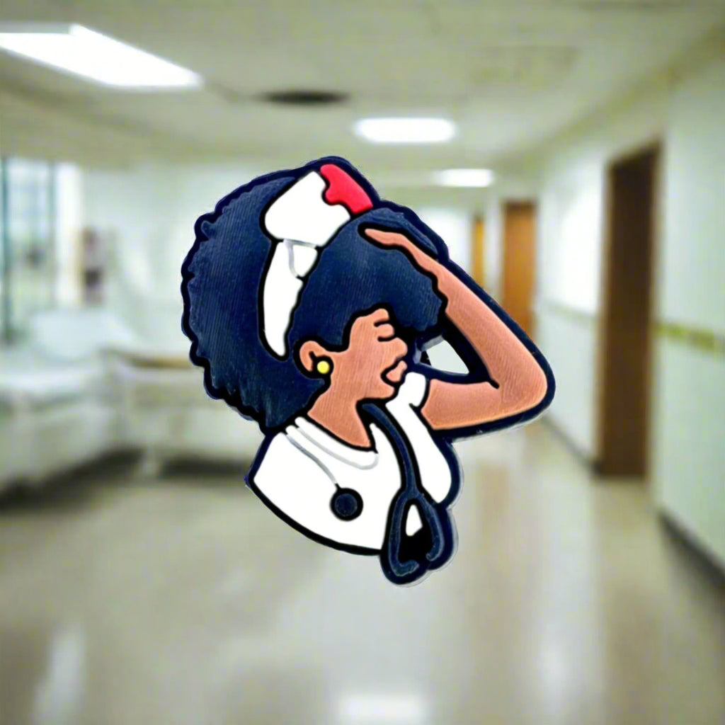 Nurse with White-T Charm