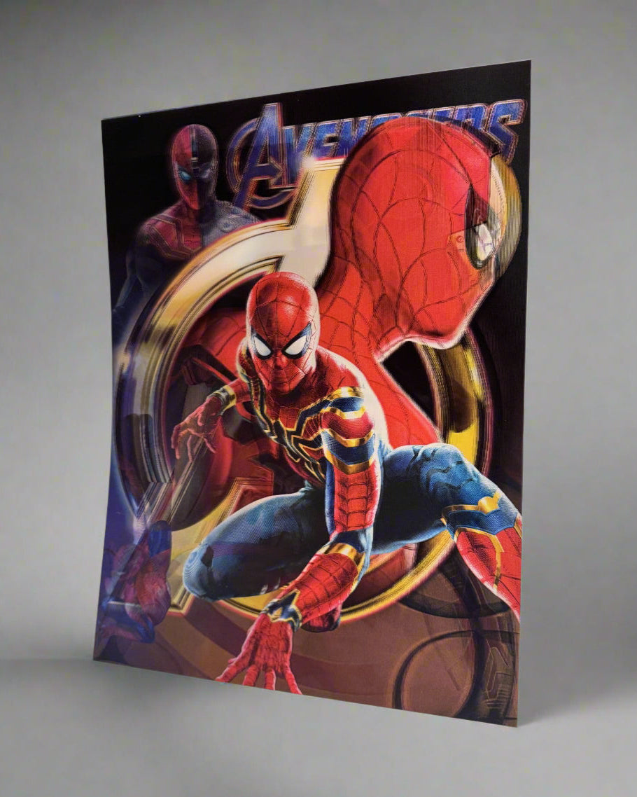 SpiderM. x IronM. x CaptainA. 3D Poster