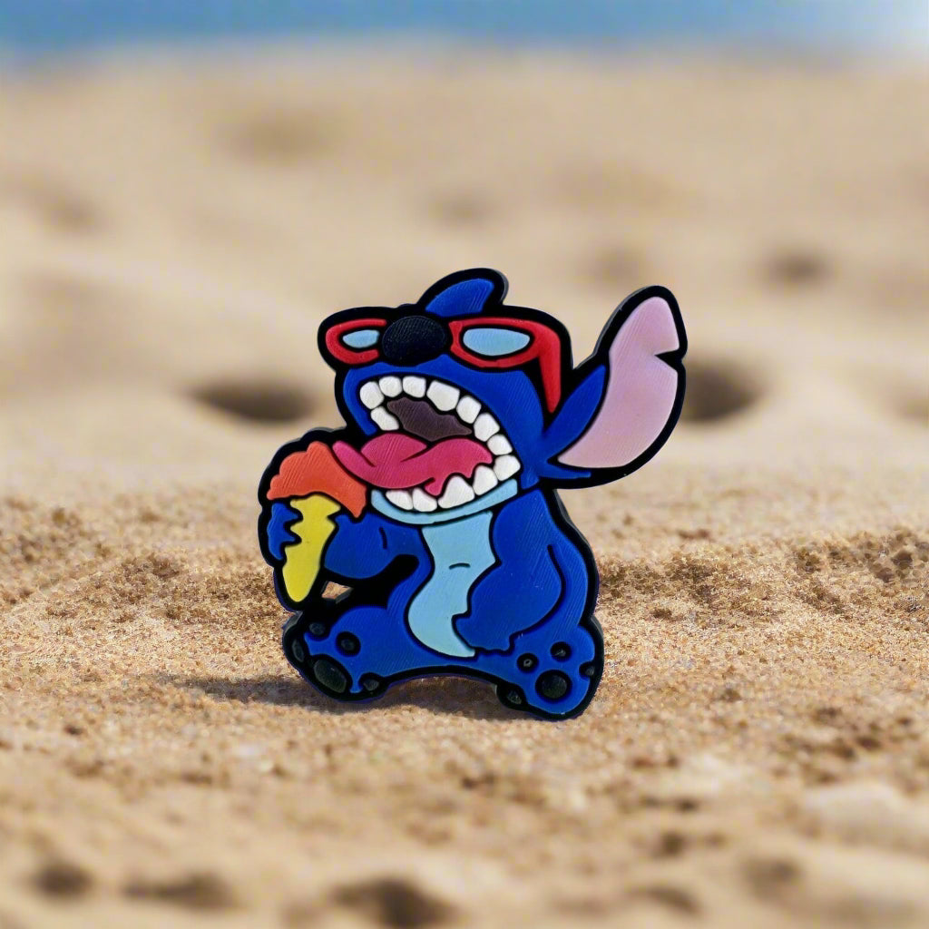 Stitch Ice Cream Croc Charm