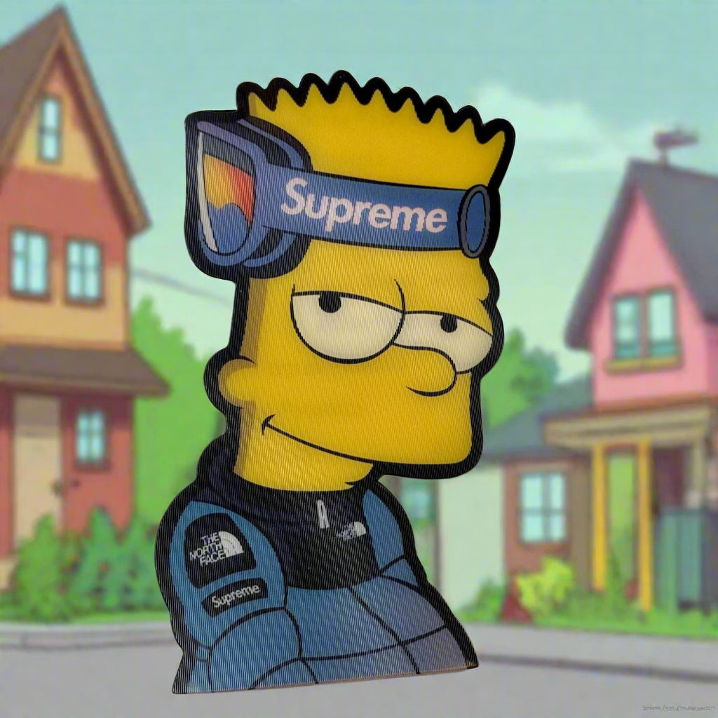 Supreme Bart Simpson 2D Sticker