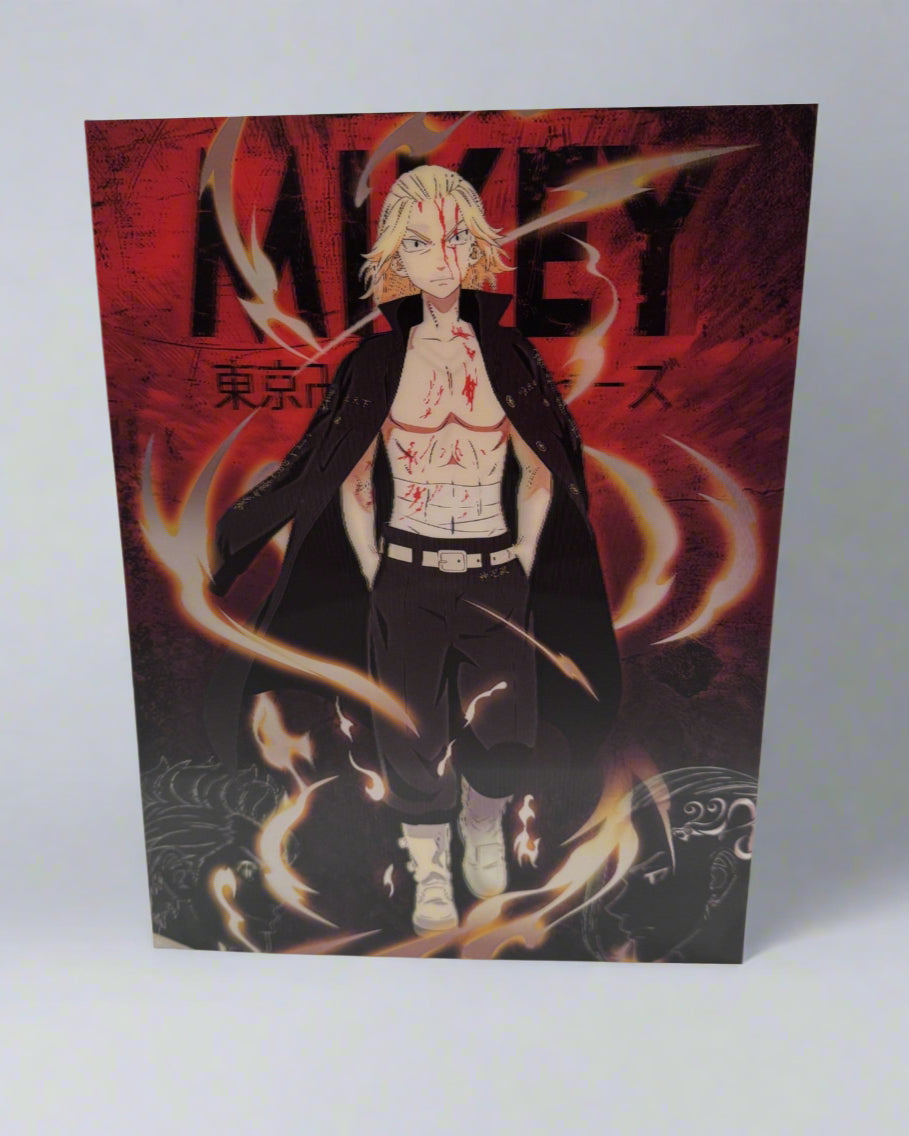 Tokyo Revengers Mikey 2D Anime Poster