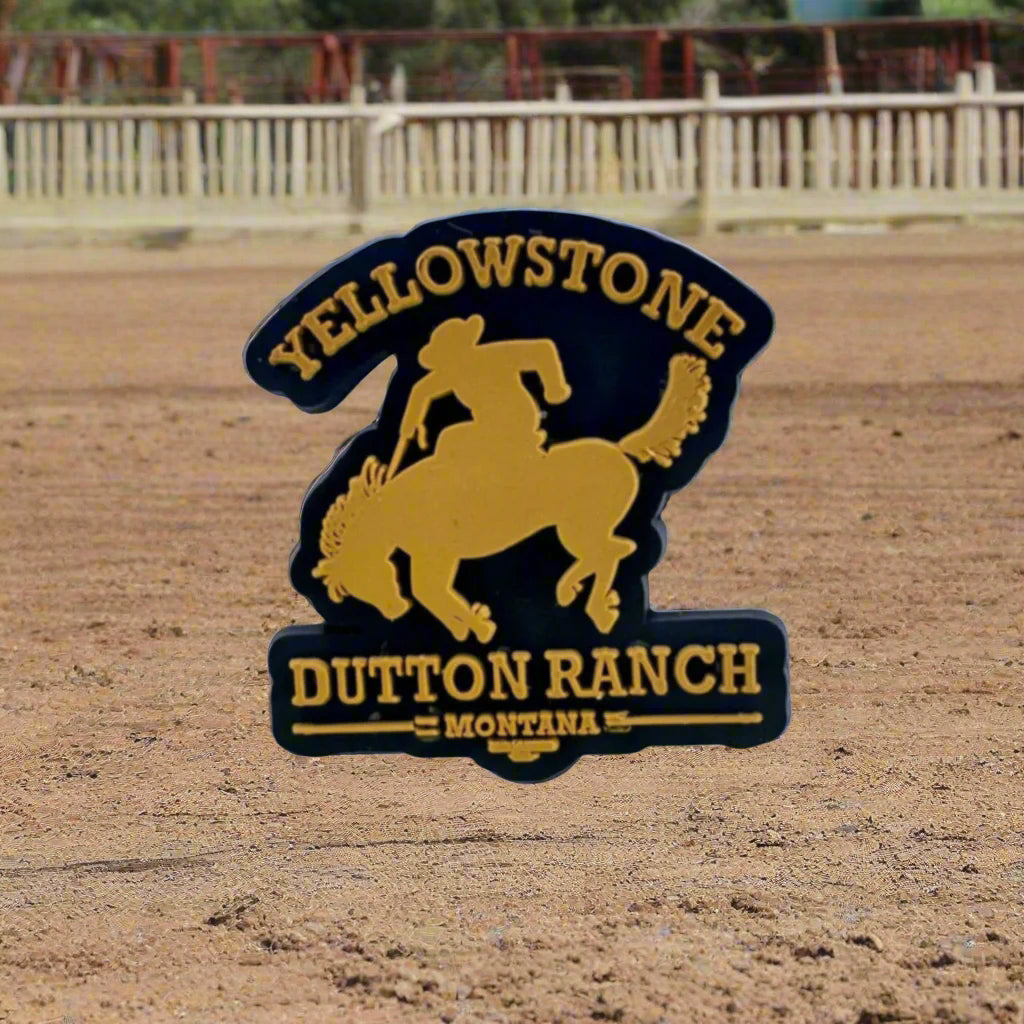Yellow D. Ranch Croc Charm