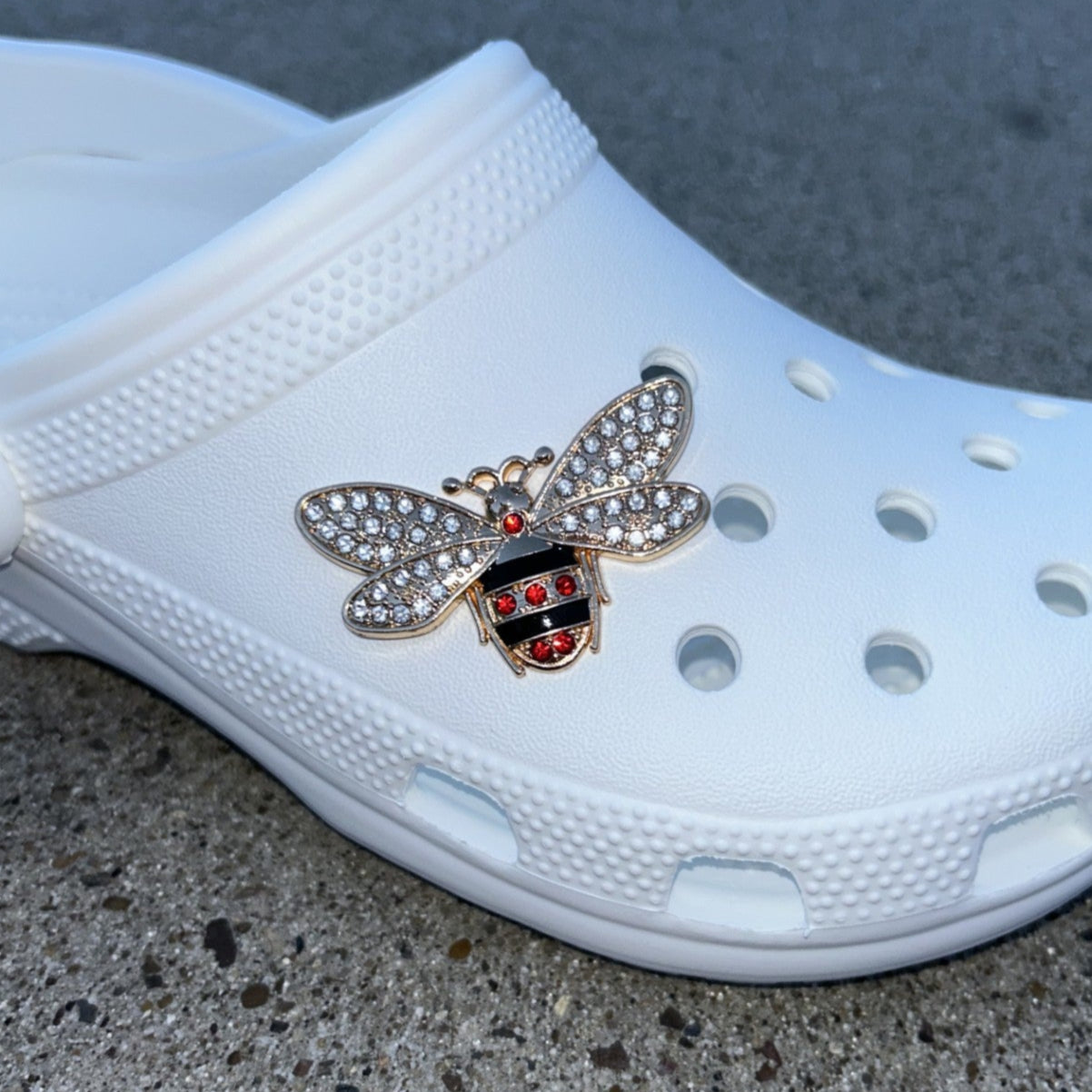 Bee Bling Croc Charm