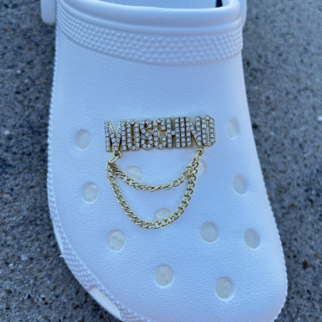 Moschino Bling Croc Charm