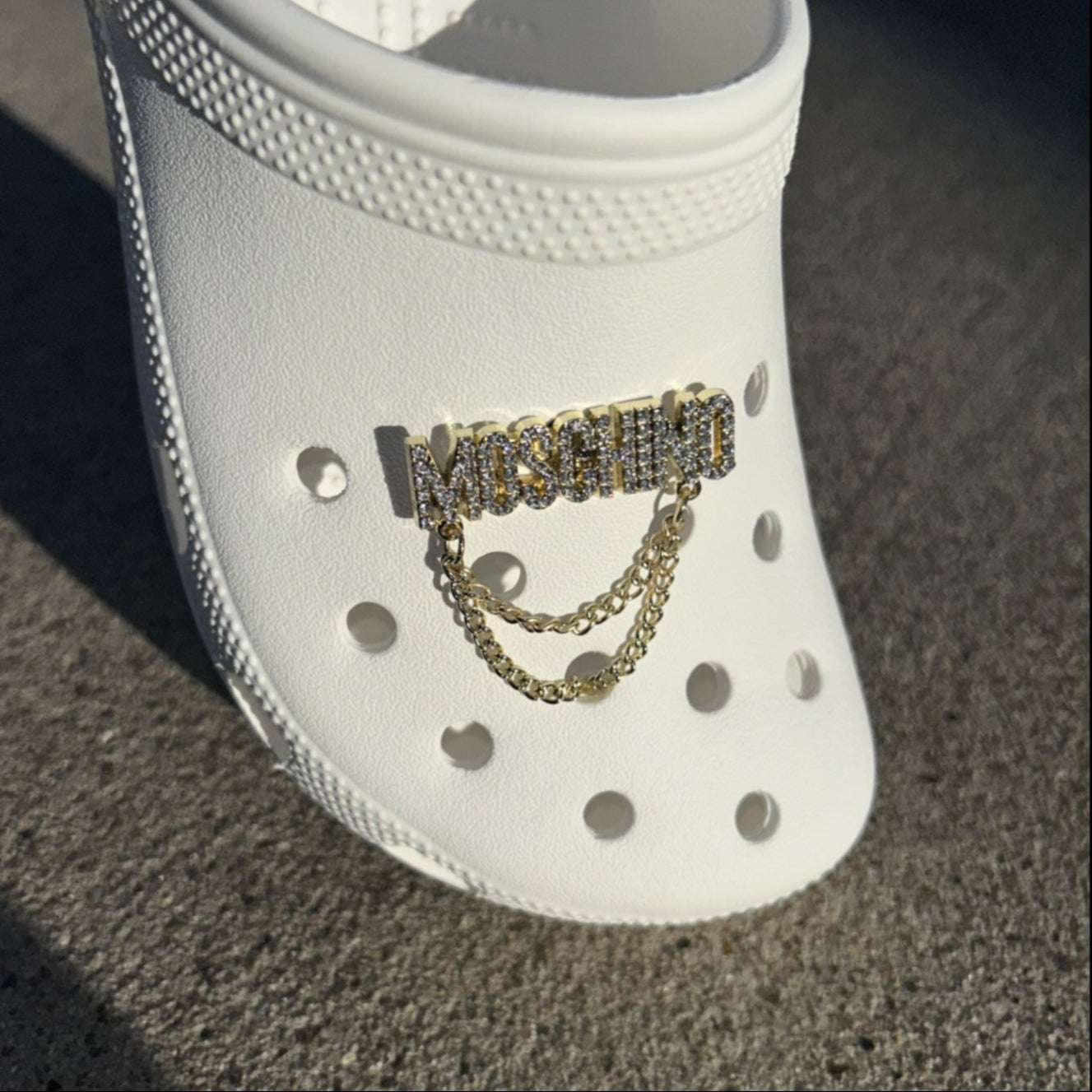 Moschino Bling Croc Charm