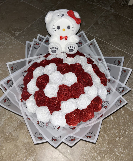 Hello Kitty Eternal Roses - Handmade 50 ct