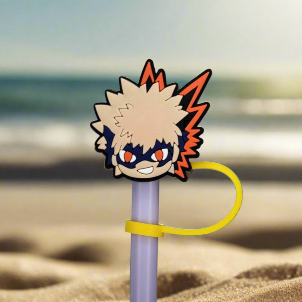 Bakugo Croc Straw Topper