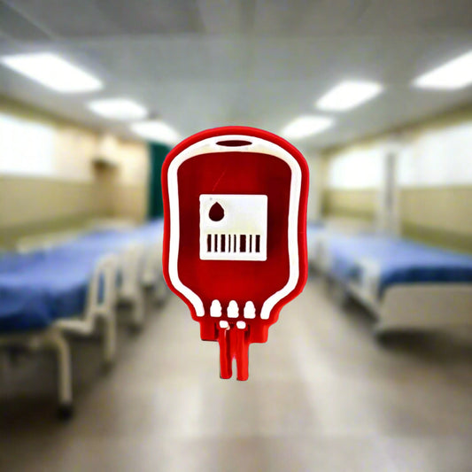 Blood Bag Croc Charm