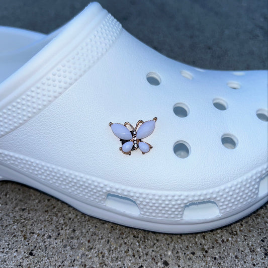 Butterfly Bling Croc Charm