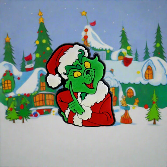 Christmas Grinch Croc Charm
