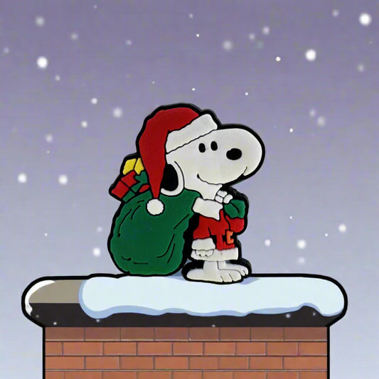 Christmas Snoopy Croc Charm