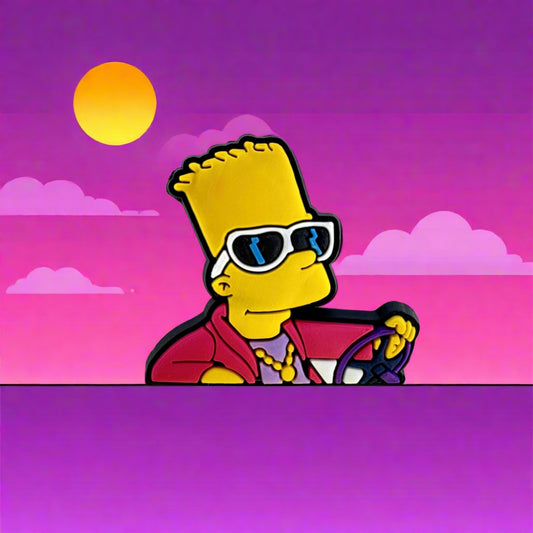 Cruising Bart Croc Charm