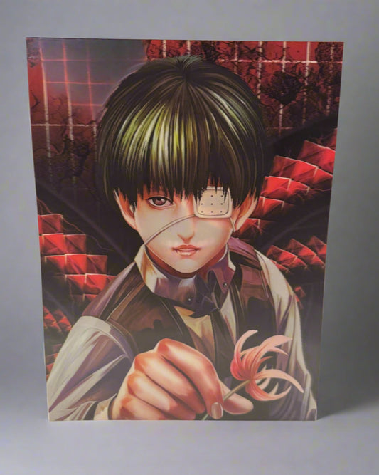 Dark Fantasy Ghoul Inspired 2D Anime Poster 