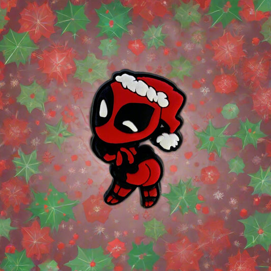Deadpool Christmas Croc Charm