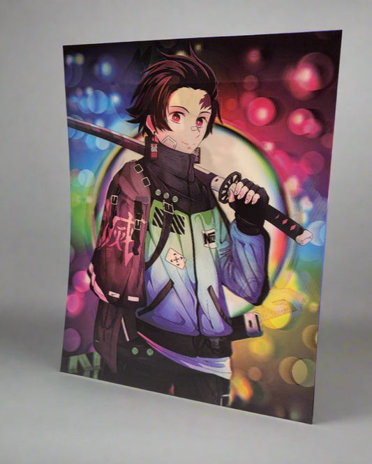 Demon Slayer Casual Style 3D Anime Poster