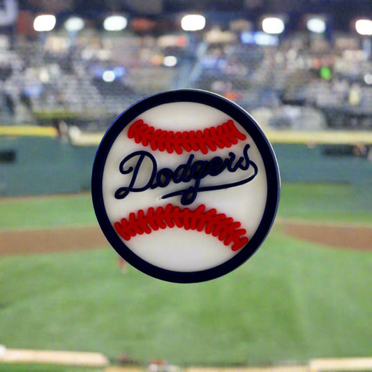 Dodgers Baseball Croc Charm