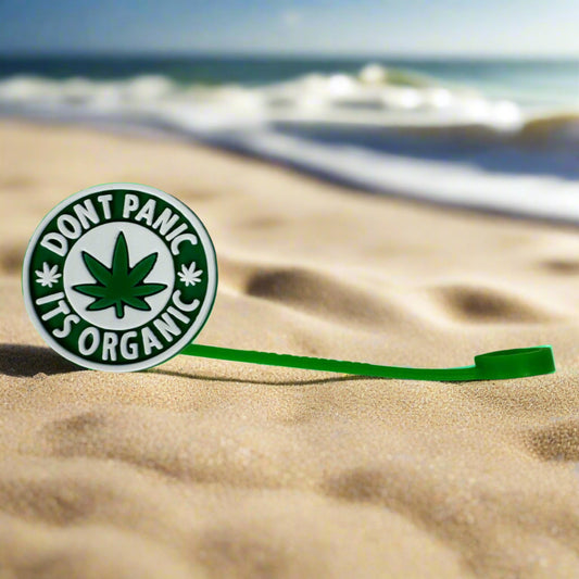 Don't Panic Its Organic Croc Straw Topper