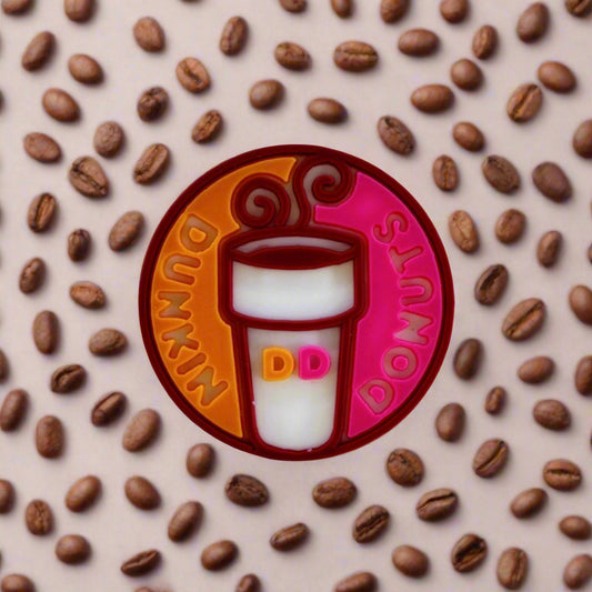 Donuts Coffee Croc Charm