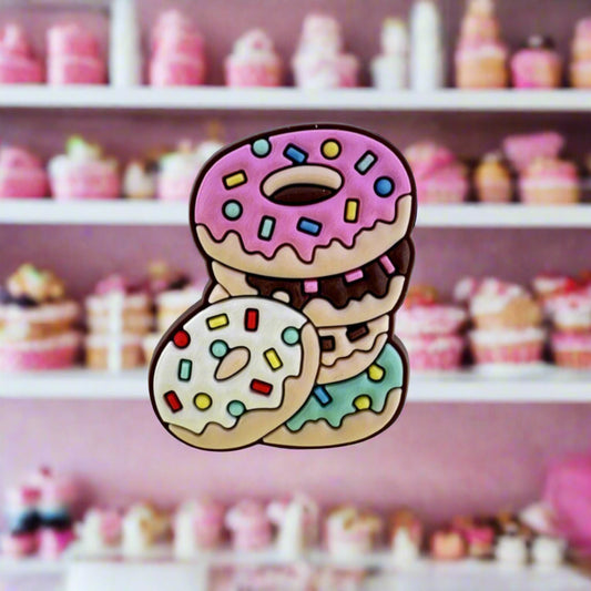 Donuts Stacked Croc Charm