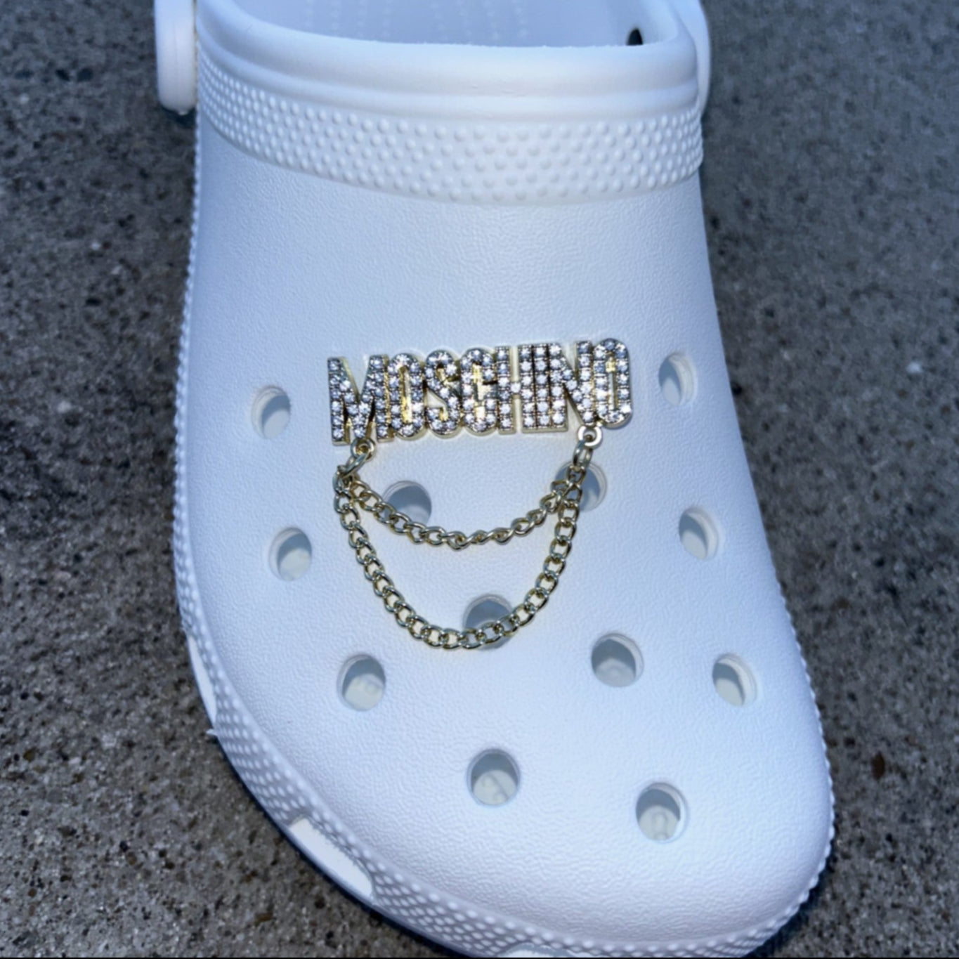 Moschino Bling Croc Charm