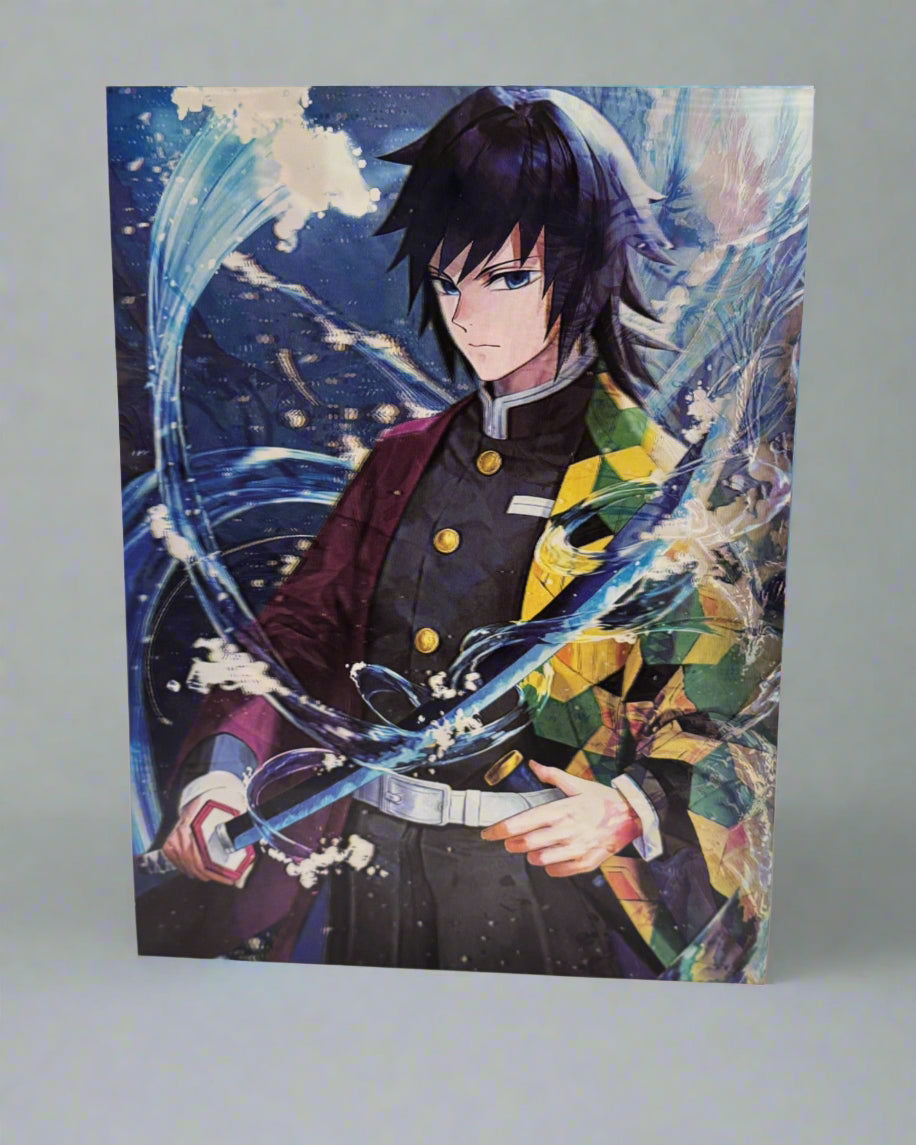 Giyu Tomioka 3D Anime Poster