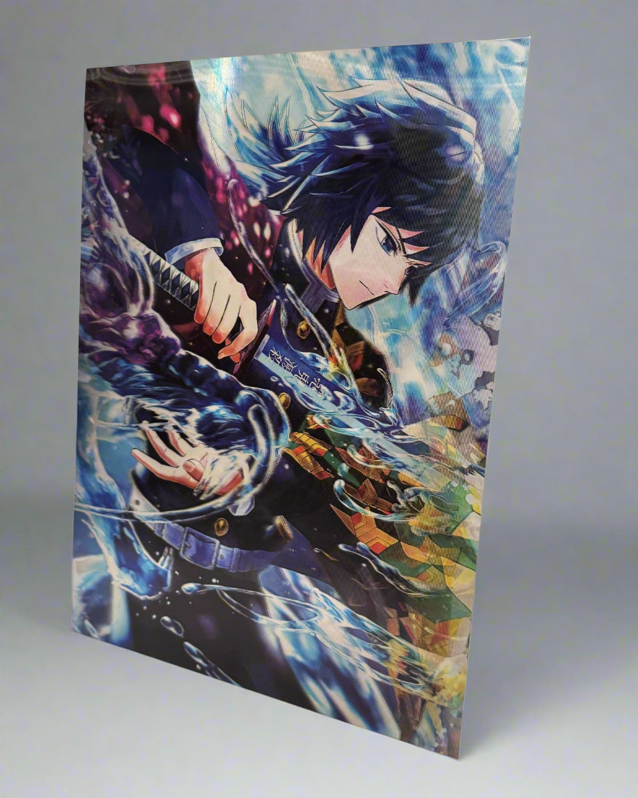 Giyu Tomioka 3D Anime Poster