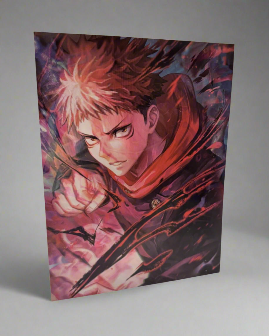 Gojo x Itadori x Sukuna 3D Anime Poster