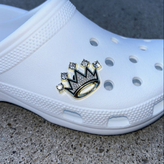 Gold Crown with Diamonds Bling Charm