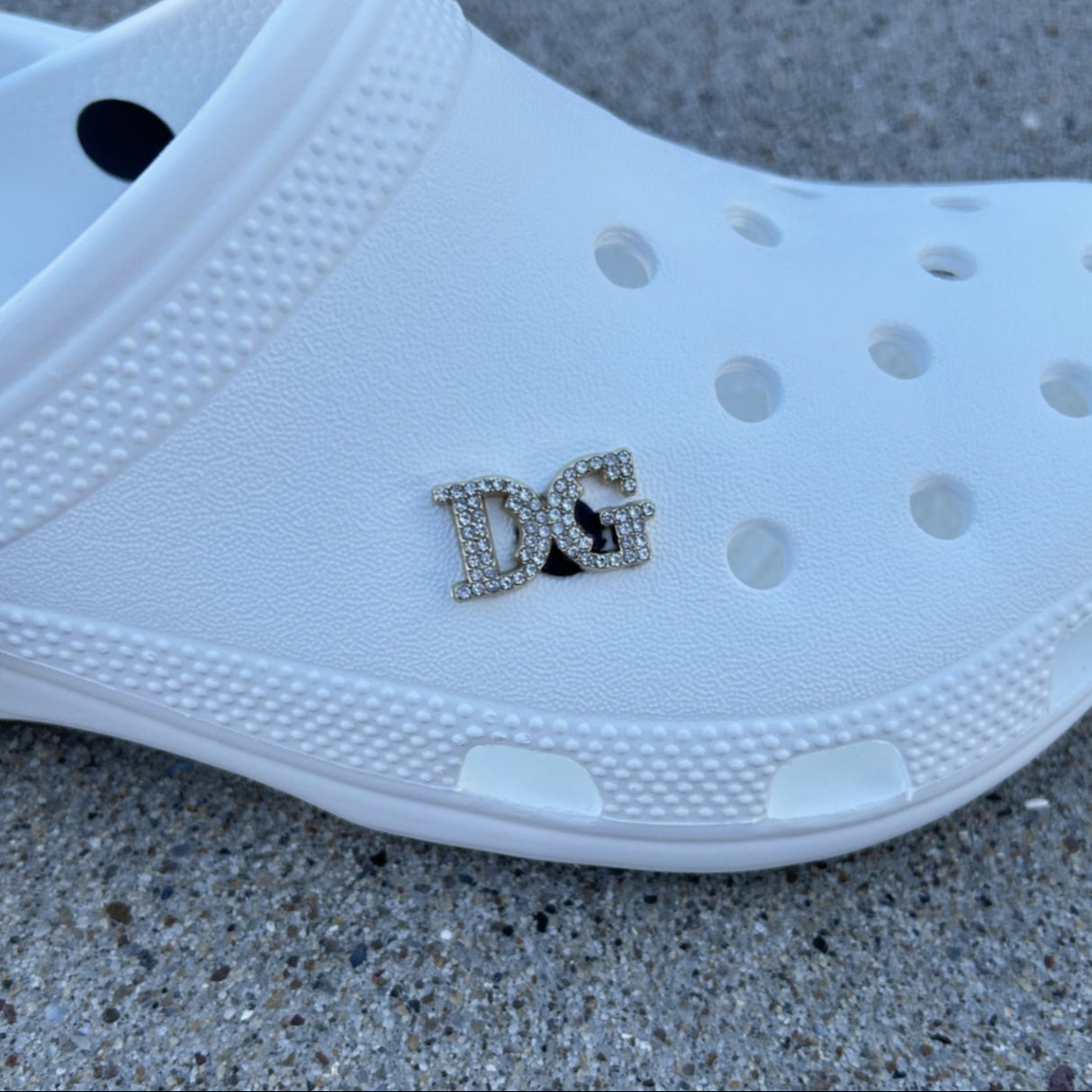Gold DG Bling Croc Charm