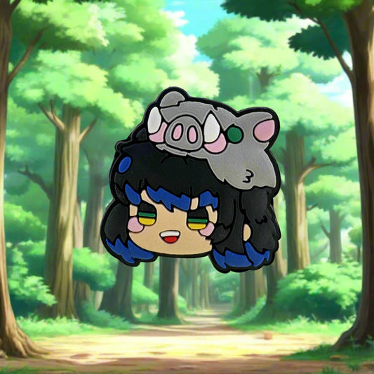 Hog Hat Boy Charm