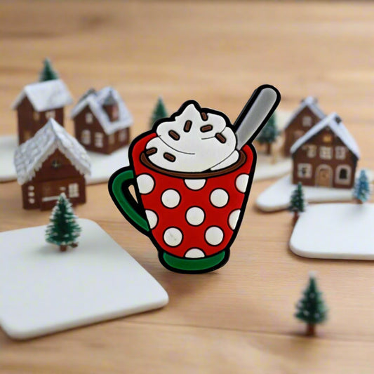 Hot Cocoa Croc Charm