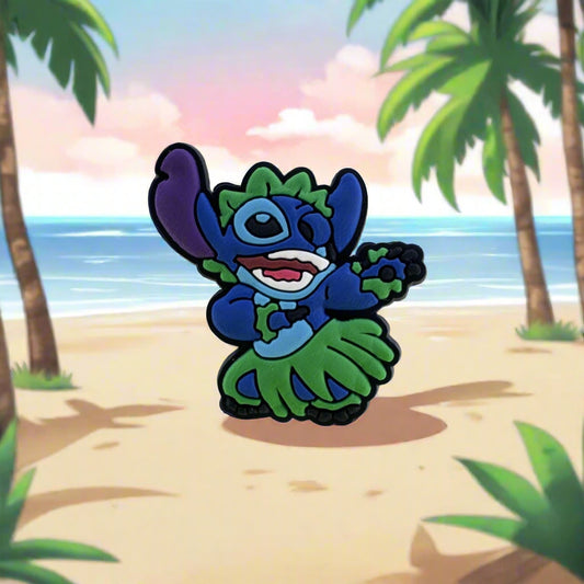 Hula Stitch Croc Charm