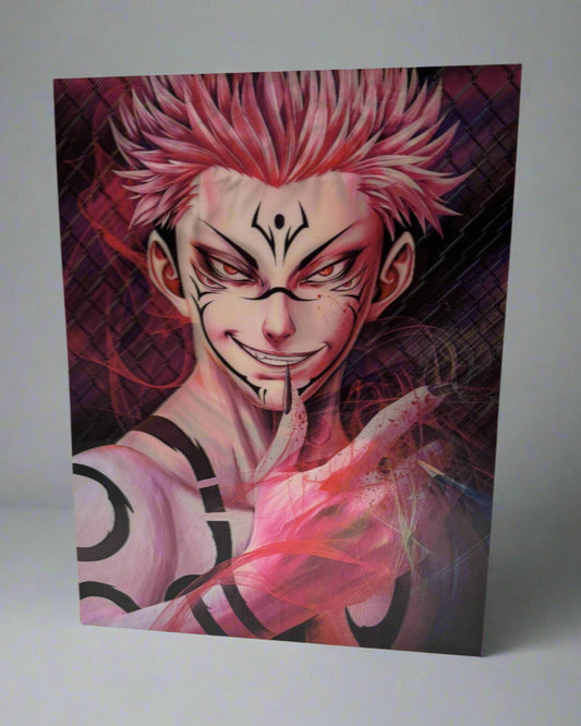 Itadori x Sukuna 2D Anime Poster