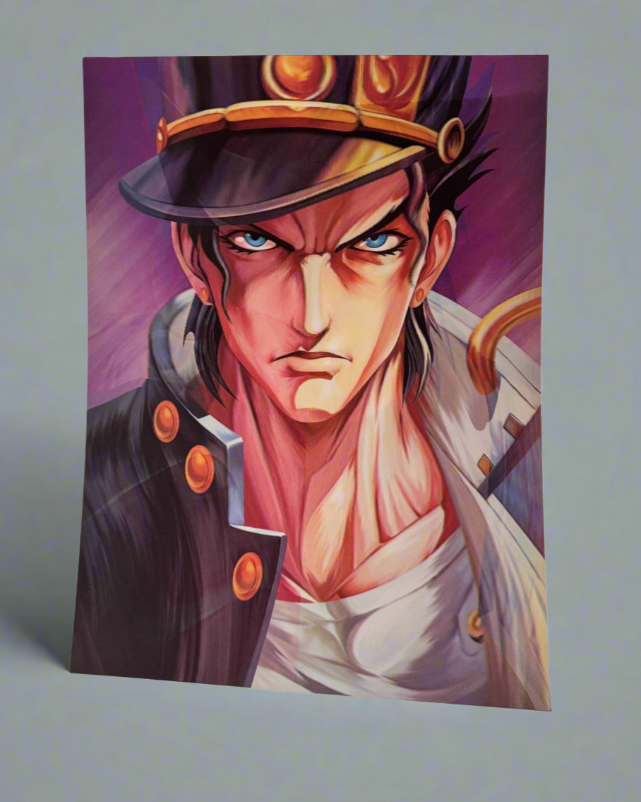 Jojo x Dio x Jotaro 3D Anime Poster