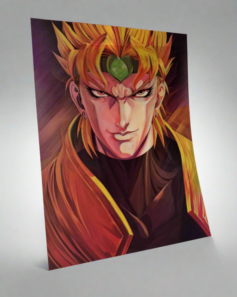 Jojo x Dio x Jotaro 3D Anime Poster