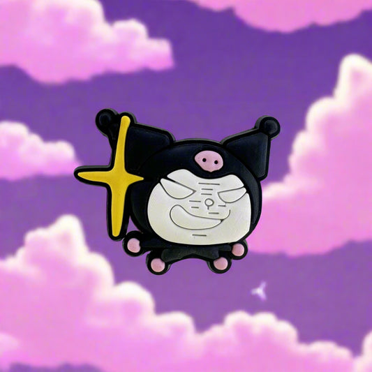 Kuromi Smirk Croc Charm