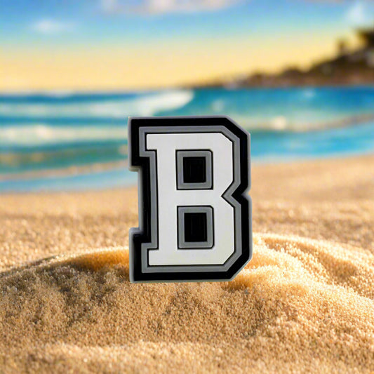 Letter B Croc Charm