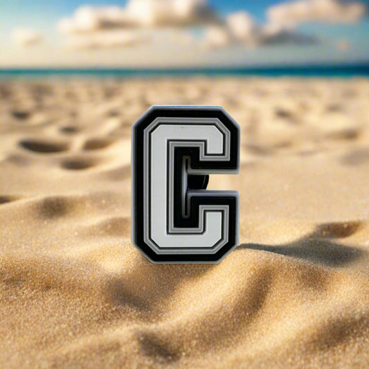 Letter C Croc Charm