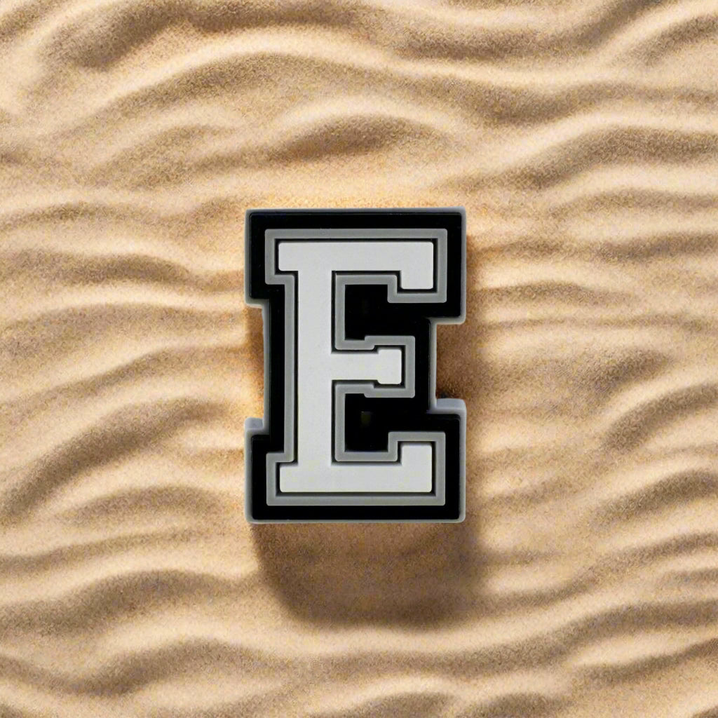 Letter E Croc Charm